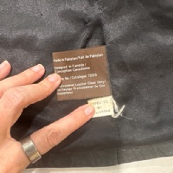 Women's Danier Black Leather Jacket Size S - Picture 3 of 8